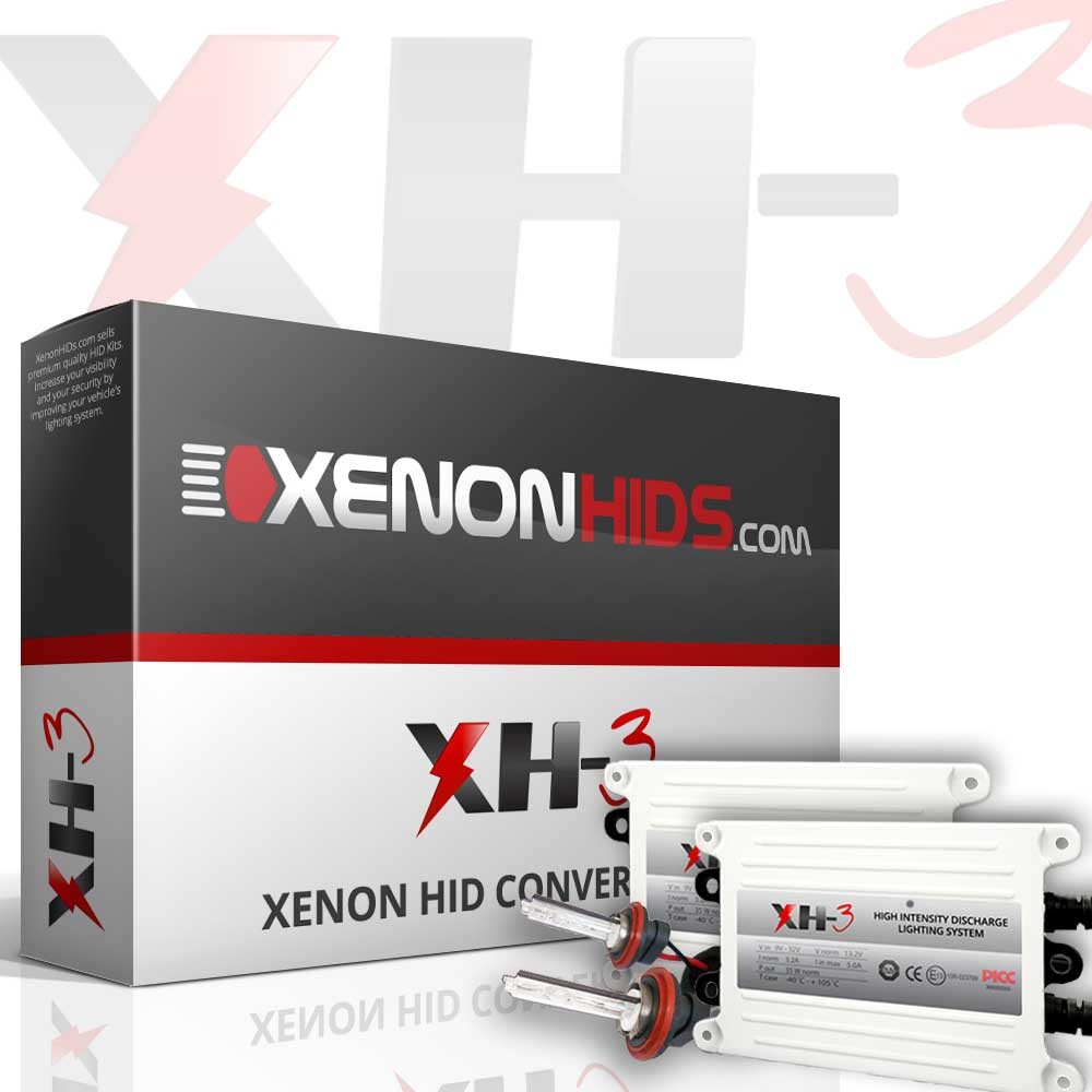 2 Year Warranty 5K Bright White Bi-Xenon 9007 5000K XtremeVision 35W Xenon HID Lights with Premium Slim Ballast 